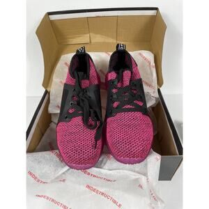 Indestructible Women's Pink Black Work Shoe Steel toe Sneaker Boot 40 8.5/9 NIB